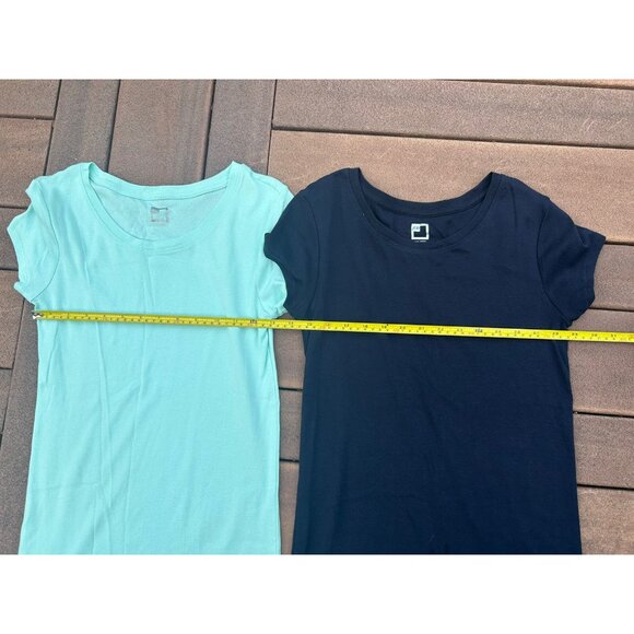 Women's JCP Short Sleeve V-Neck - Size Small Tall & Medium Tall - Picture 6 of 8